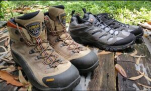 hunting boots vs. hiking boots